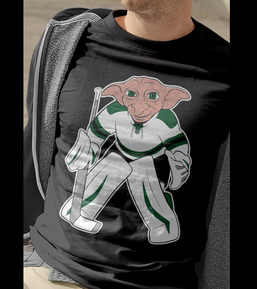 Spittin Chiclets D Goalie Hockey Creature Playing Goaltender T-Shirt