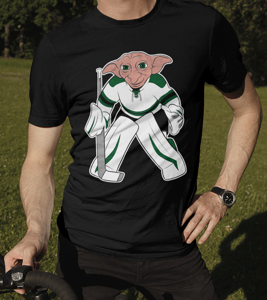 Spittin Chiclets D Goalie Hockey Creature Playing Goaltender T-Shirt