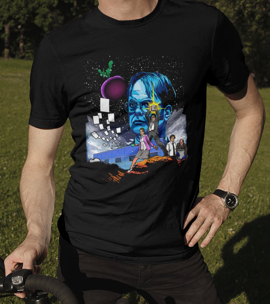 Star Wars Office Dwight Force Battle Galaxy Adventure T-Shirt
