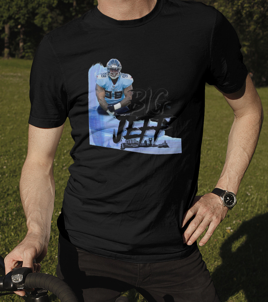 Big Jeff Titans 98 Football Player Jeffery Simmons T-Shirt