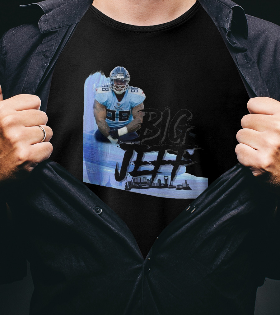Big Jeff Titans 98 Football Player Jeffery Simmons T-Shirt