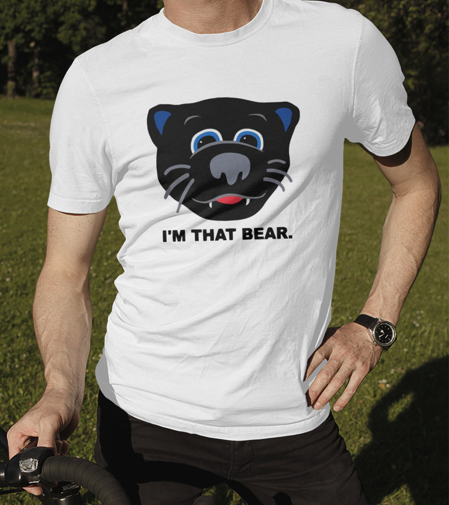 Carolina Panthers I'm That Bear Face T-Shirt