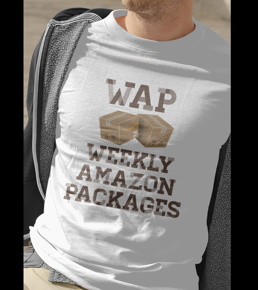 WAP Weekly Amazon Packages Clever Shipping Humour T-Shirt