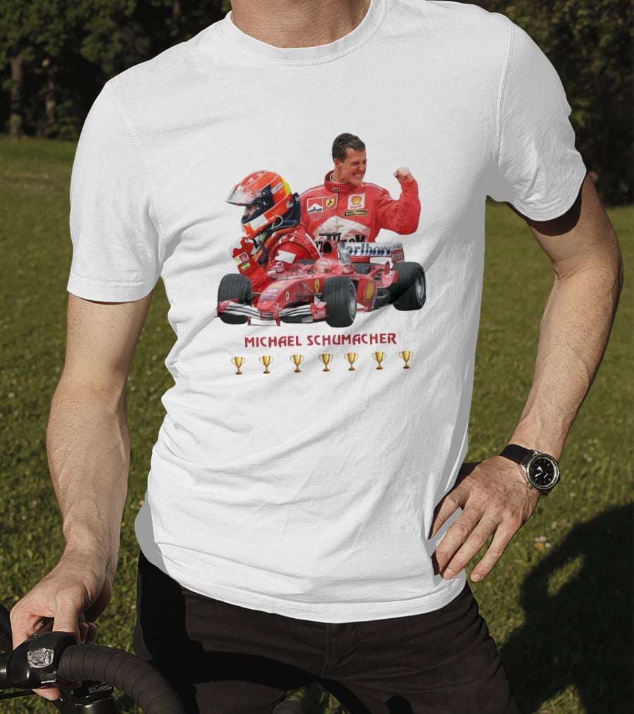 Michael Schumacher Ferrari Racing Champion Thank You For The Memories T-Shirt