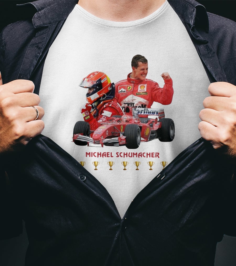 Michael Schumacher Ferrari Racing Champion Thank You For The Memories T-Shirt