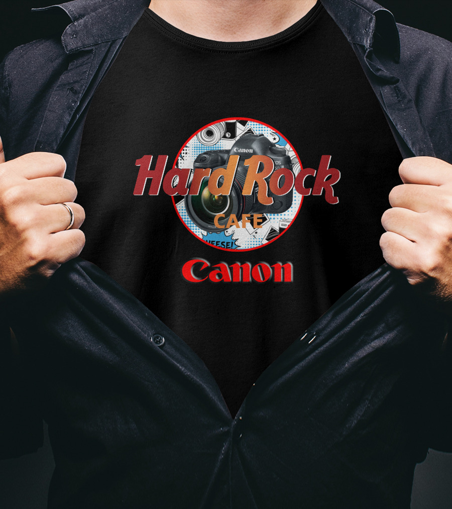 Hard Rock Café Canon Camera T-Shirt