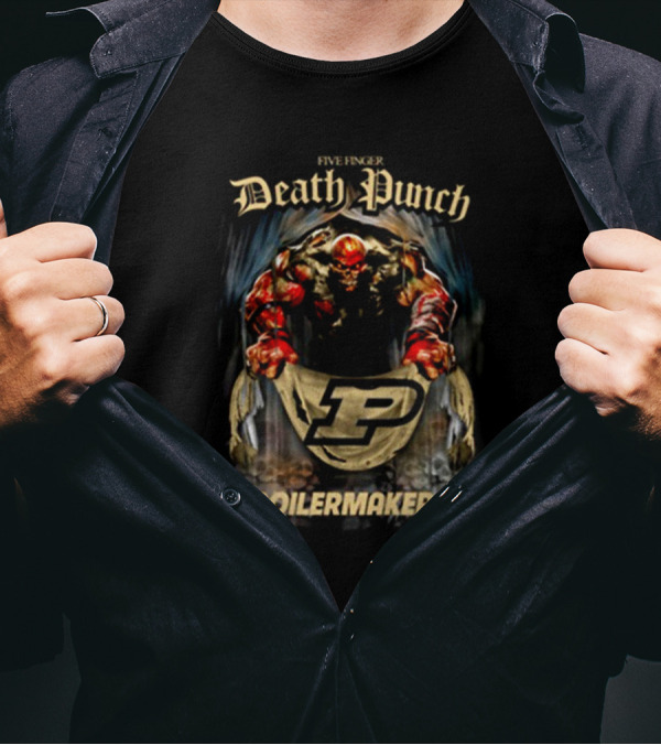 Five Finger Death Punch Boilermakers Purdue T-Shirt