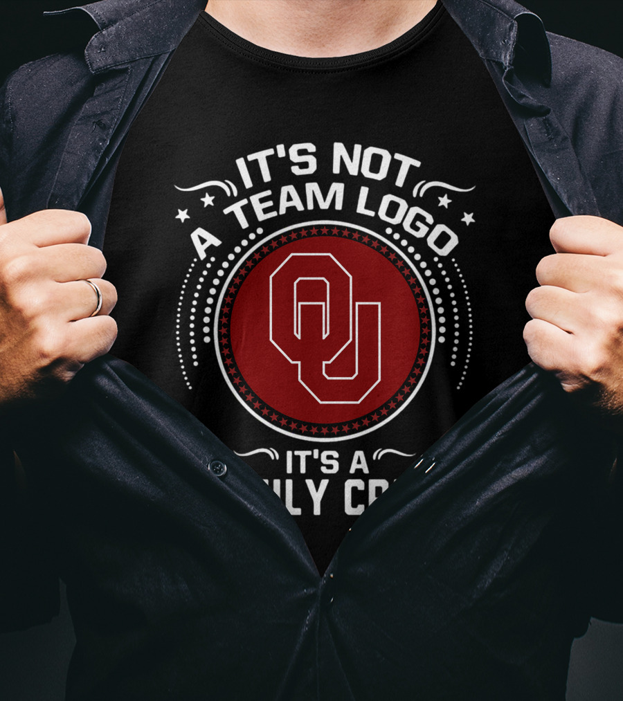 It's Not A Team Logo It's A Family Crest OU Oklahoma Football T-Shirt