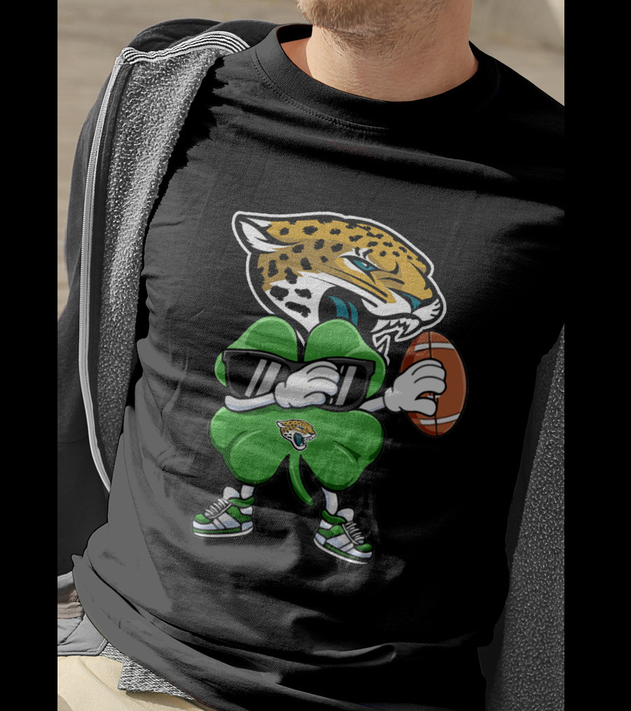 Jacksonville Jaguars Shamrock Cool Football T-Shirt
