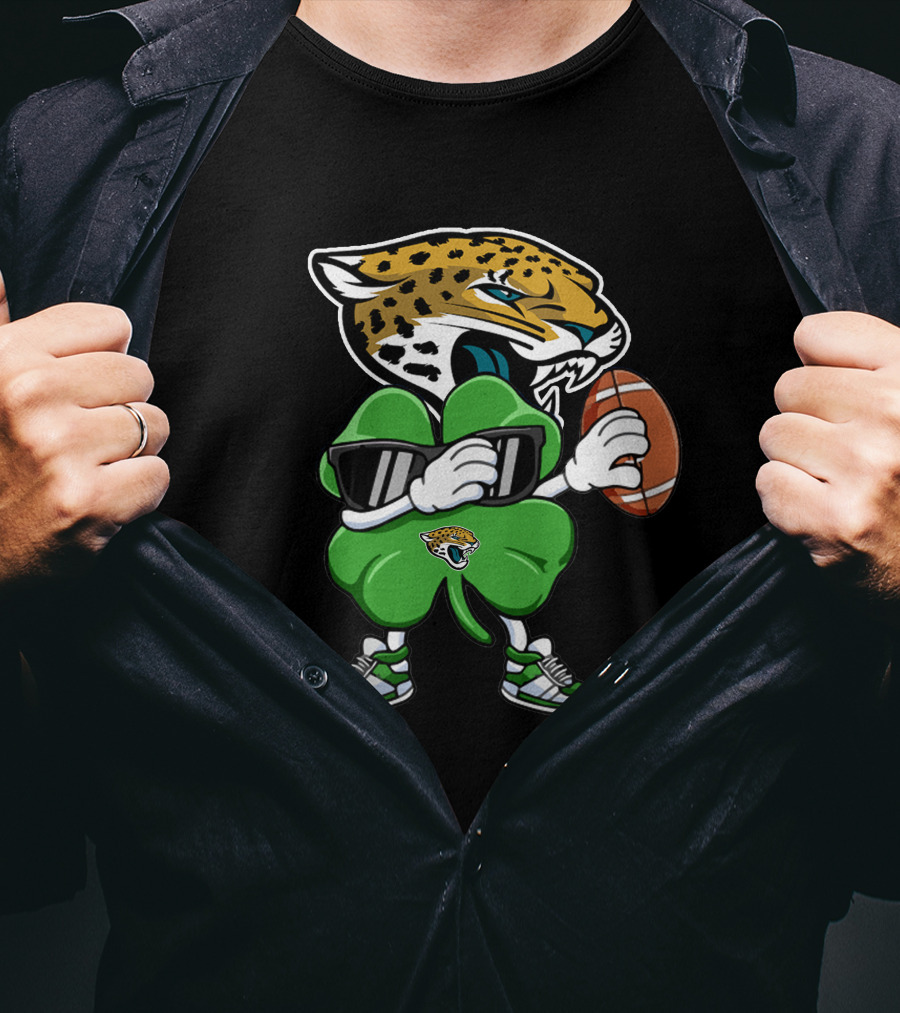 Jacksonville Jaguars Shamrock Cool Football T-Shirt