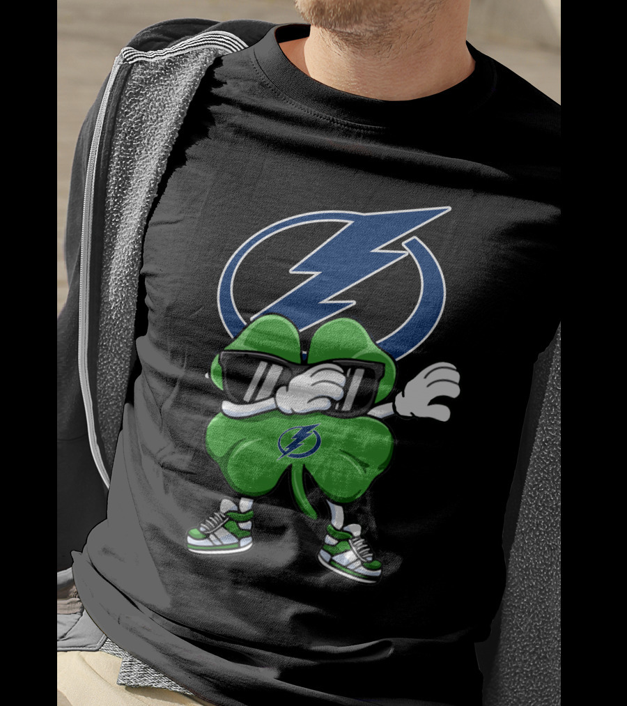 Tampa Bay Lightning Dabbing Shamrock T-Shirt