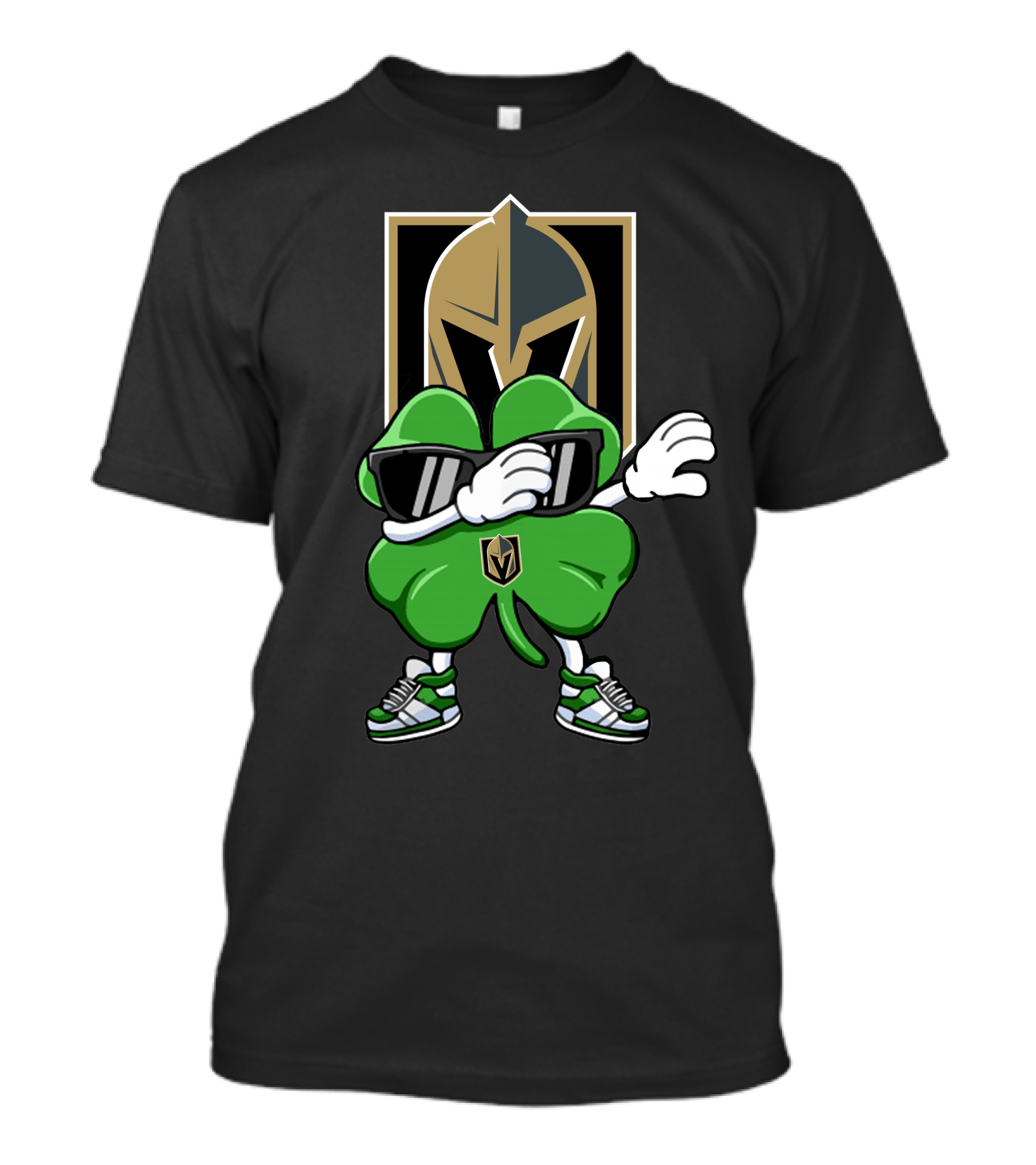 Vegas Golden Knights Shamrock Dab T-Shirt