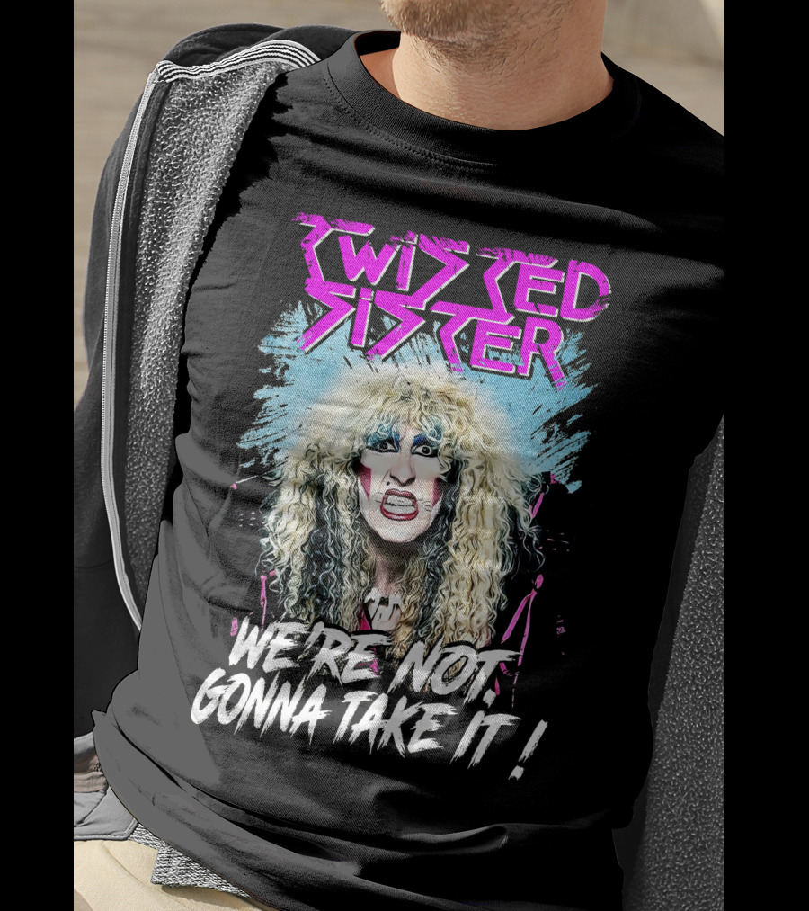 Twisted Sister We're Not Gonna Take It 80s Rock Band T-Shirt