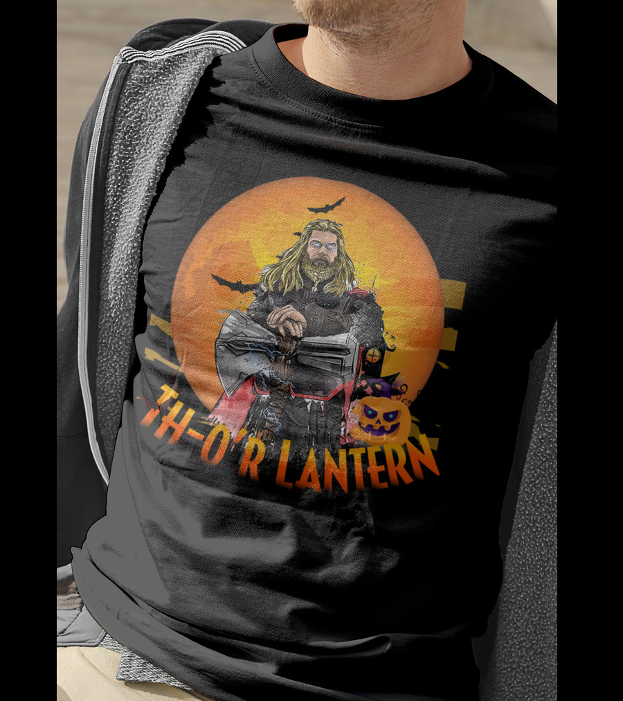 Th-o R Lantern Halloween Thor Illustration TL1409 T-Shirt