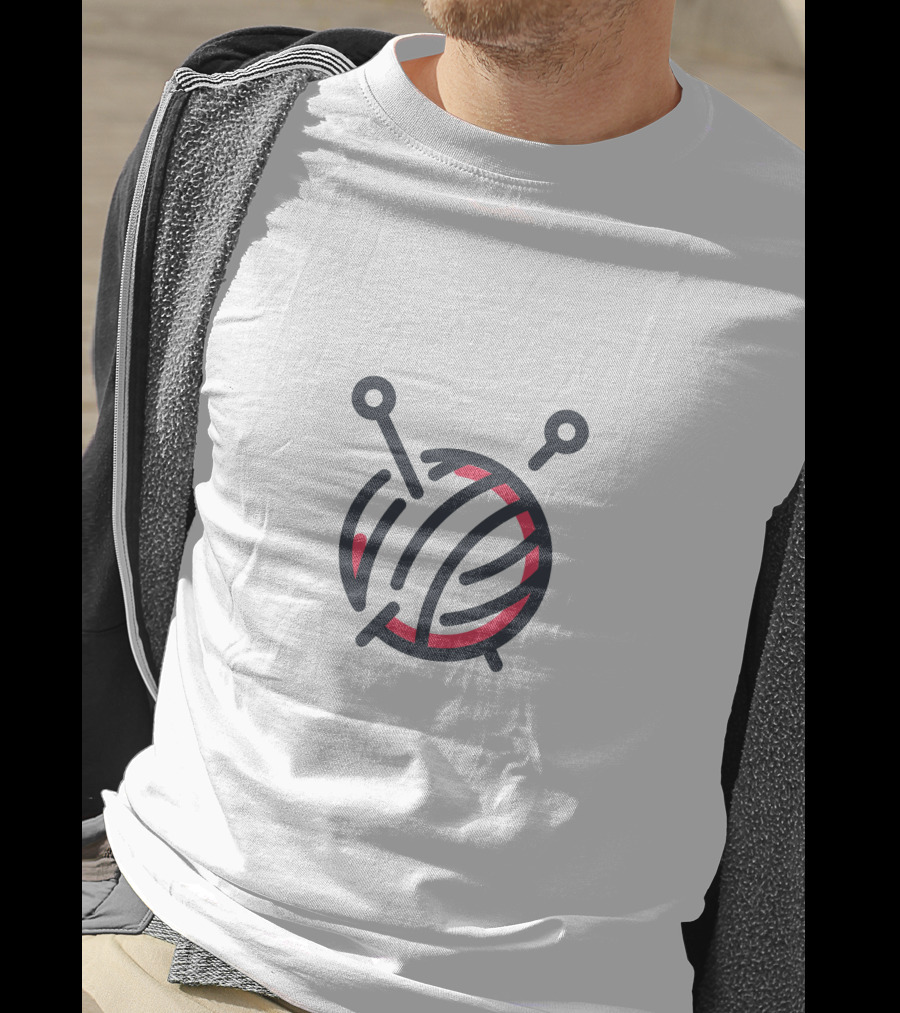 Yarn Ball With Knitting Needles T-Shirt