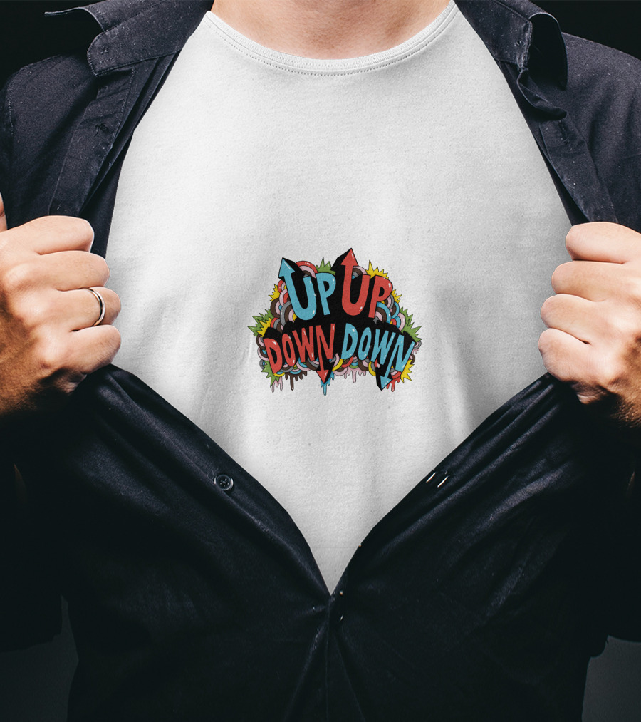 UP UP DOWN DOWN Arrows T-Shirt
