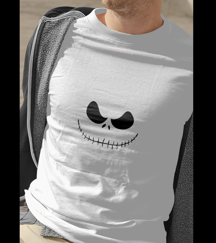 Jack Skellington Smile Icon Face T-Shirt