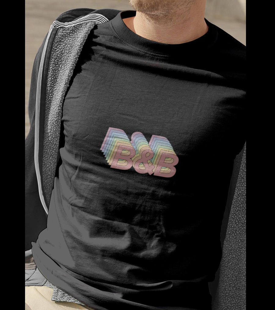 Brooklyn And Bailey B&B Pastel 3D Effect T-Shirt