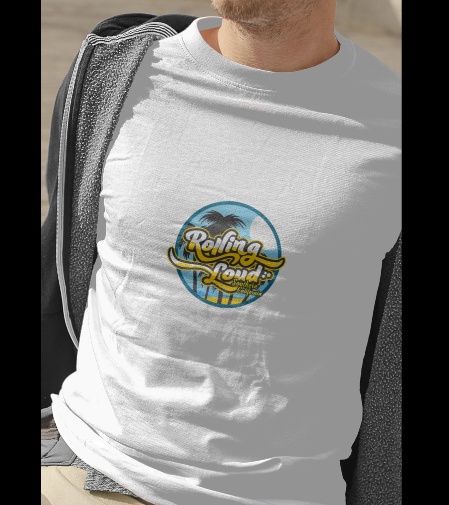 Rolling Loud Southern California Palm Trees Full Moon T-Shirt