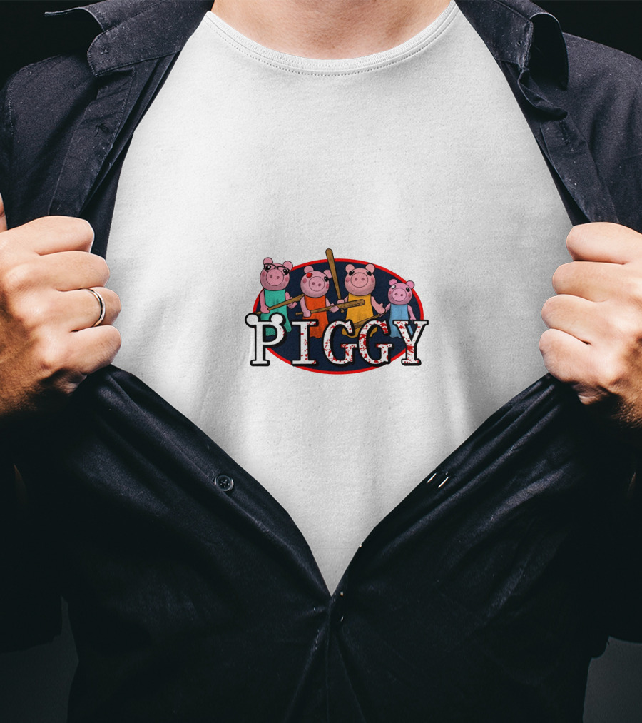 Piggy Roblox Game Character Group Inquisitormaster T-Shirt