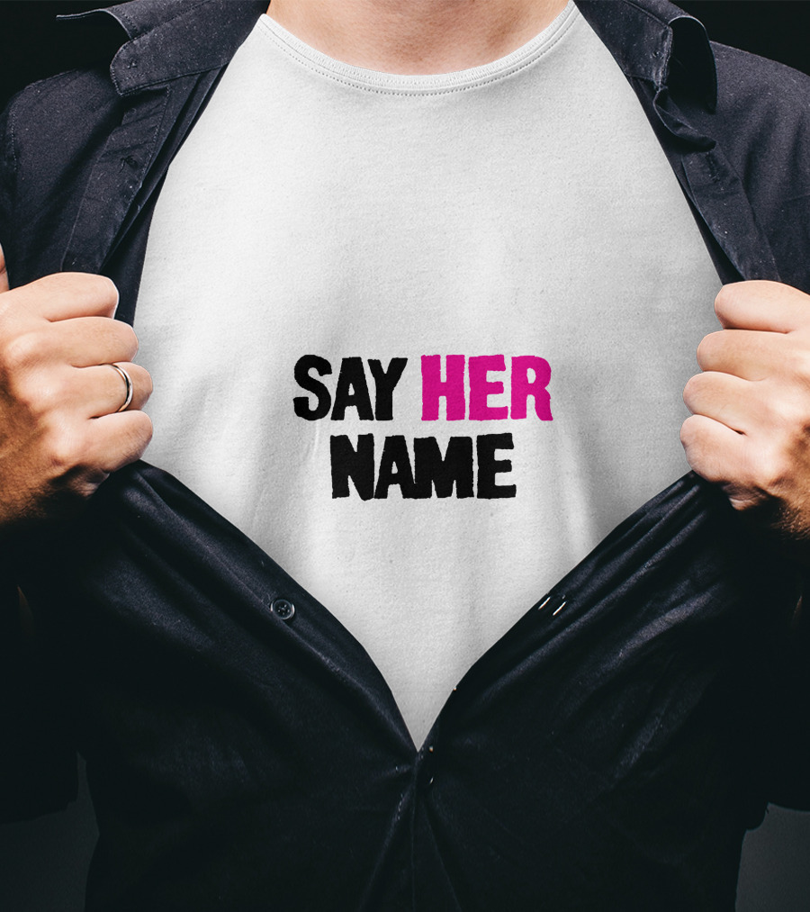 SAY HER NAME Black T-Shirt