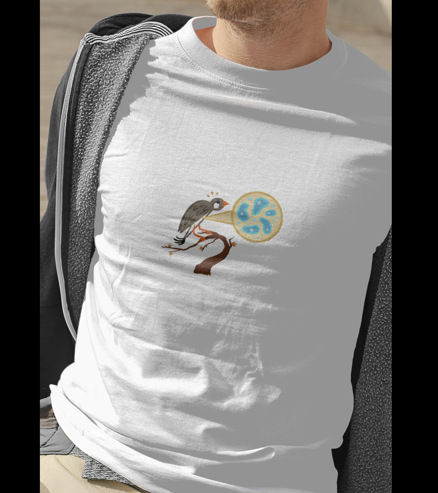 Ologies Bird With Microbiology T-Shirt
