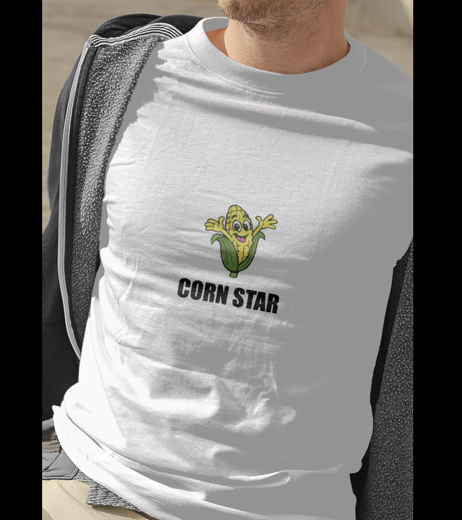 Corn Star Cole The Cornstar Cartoon Corn Character T-Shirt