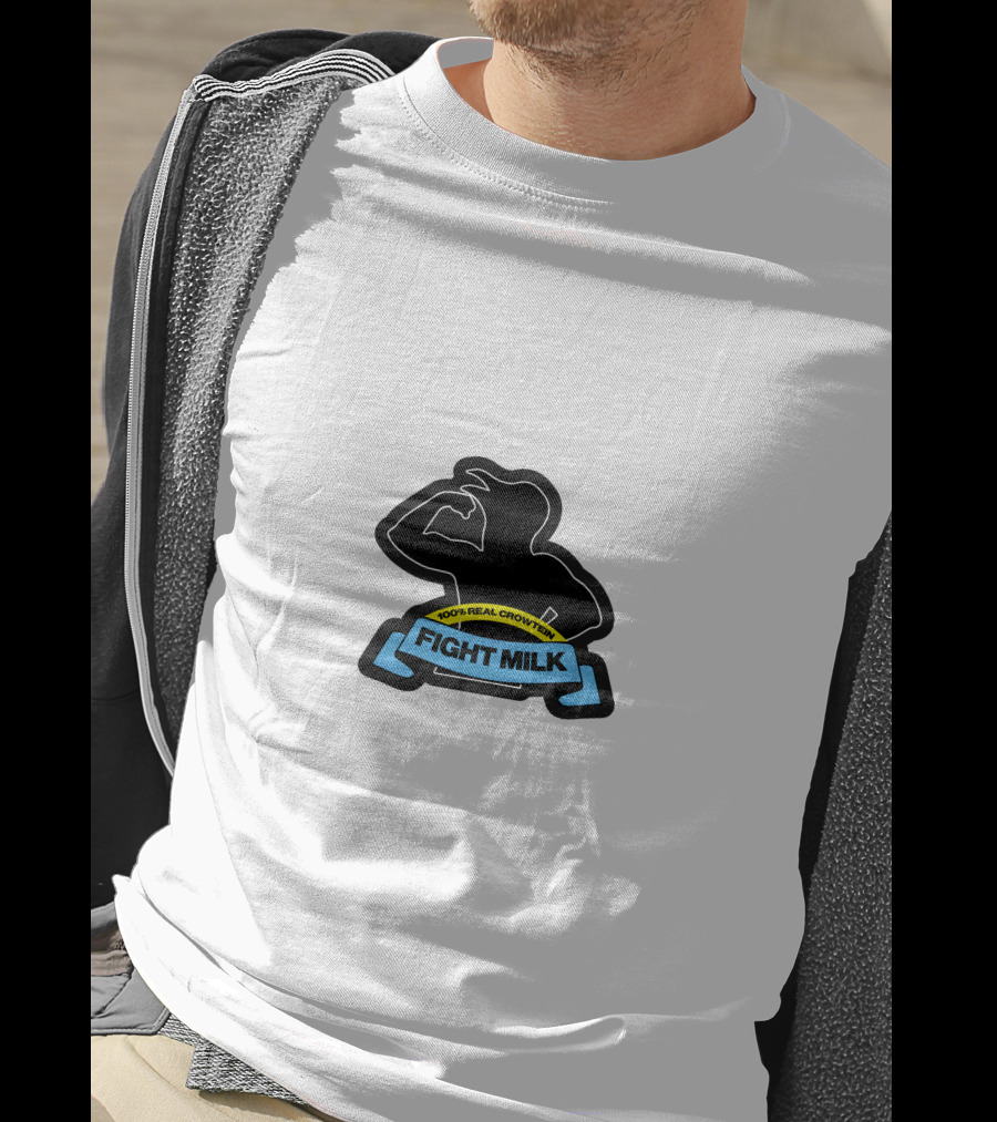 100% Real Crowtein Fight Milk T-Shirt