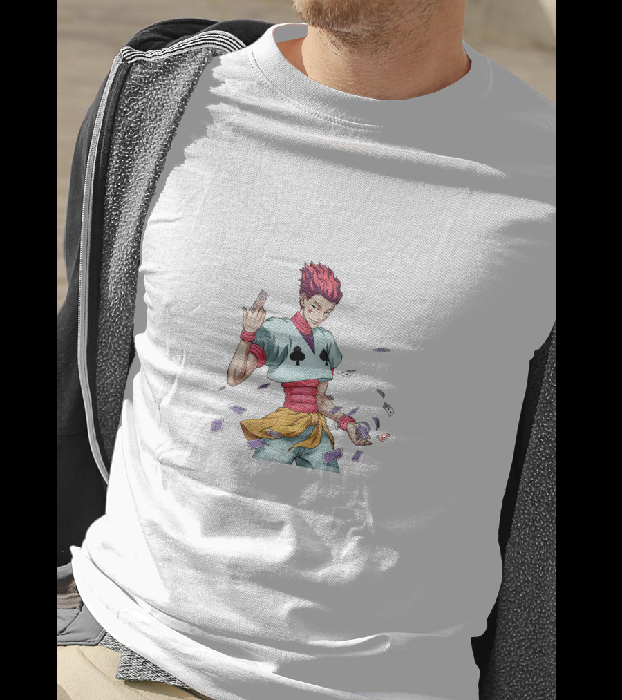 Hisoka Playing Cards Anime Character Hunter X Hunter T-Shirt
