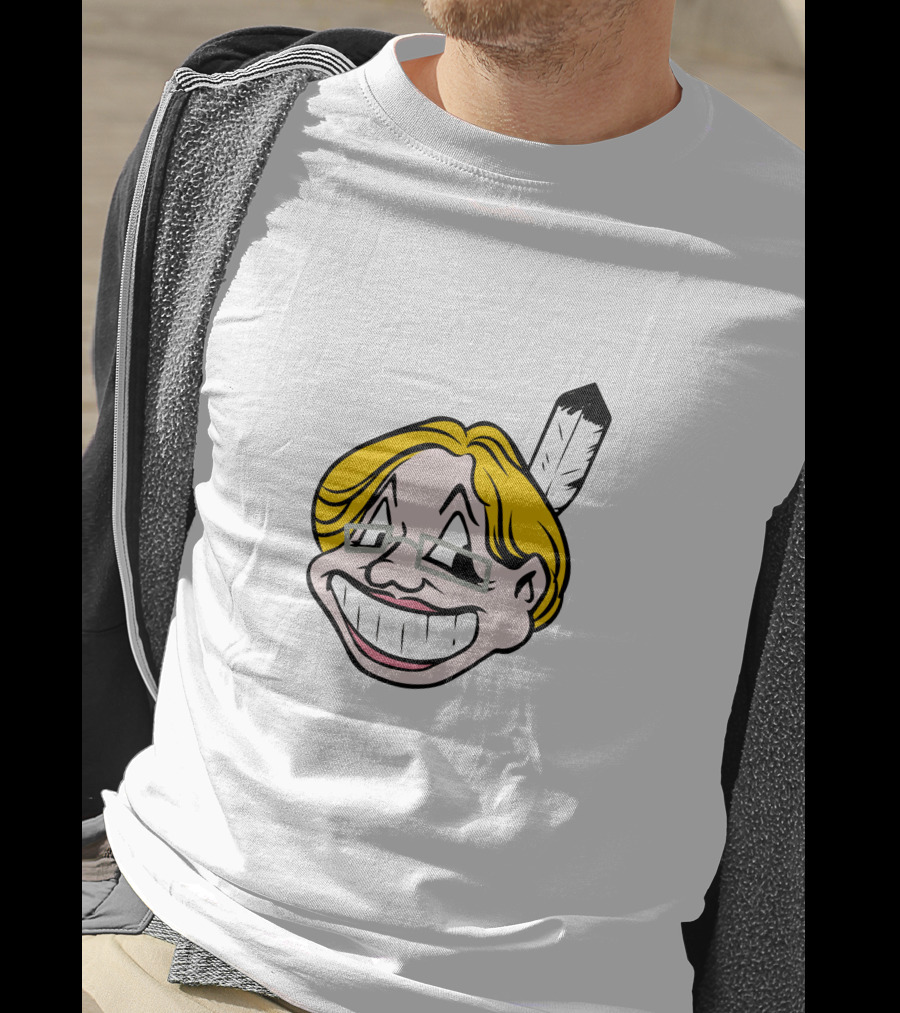 Warren Pocahontas Parody Caricature Feather T-Shirt