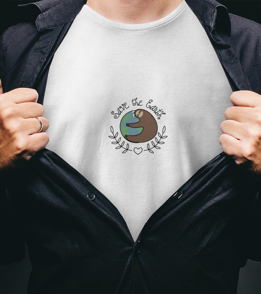 Save The Earth Innersloth Hugging Planet T-Shirt