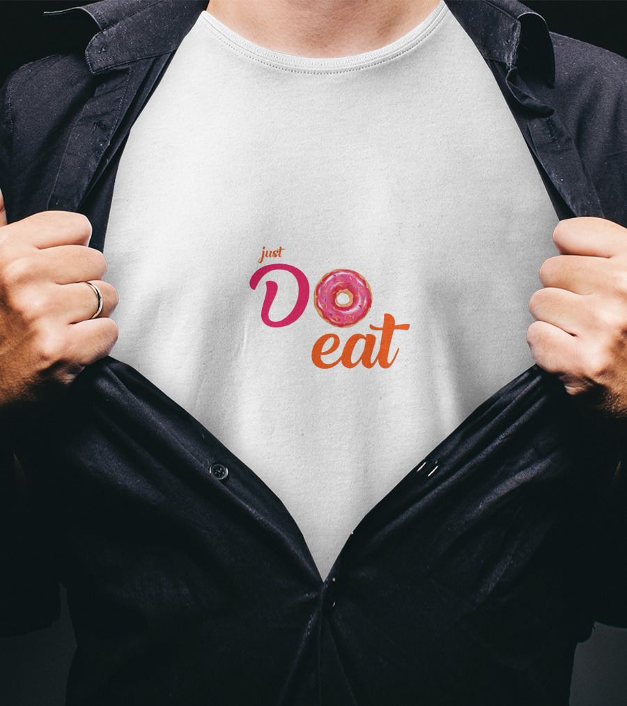 Just Do Eat Donut Media T-Shirt
