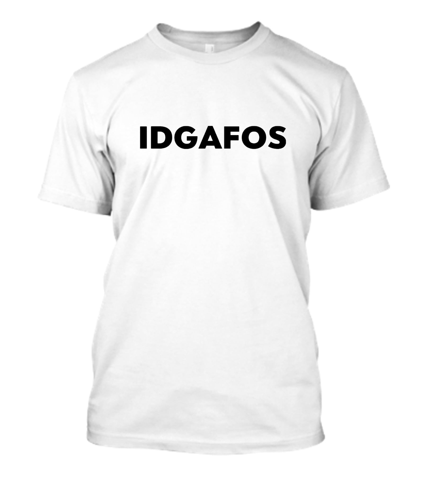 IDGAFOS Dillon Francis Song Title Text T-Shirt