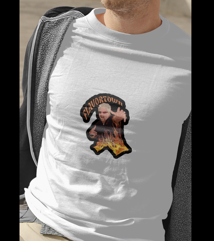 Flavortown Guy Fieri Flames T-Shirt