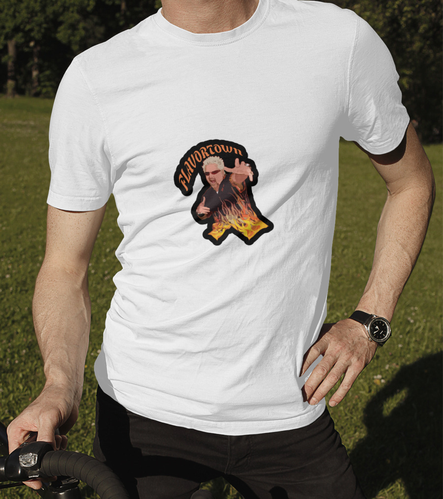 Flavortown Guy Fieri Flames T-Shirt