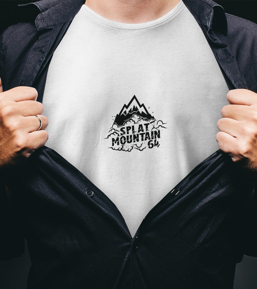 Splat Mountain 64 Stonemountain64 Mountain Scene T-Shirt