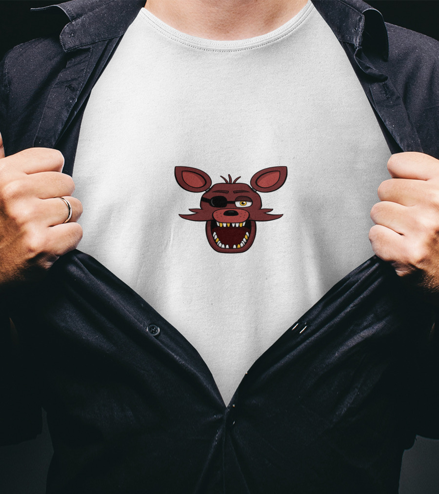 FNAF Foxy Iconic Character Face T-Shirt