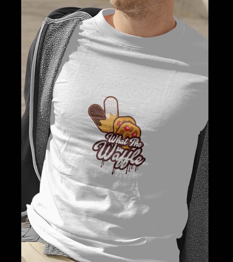 What The Waffle Dripping Syrup Popsicle T-Shirt