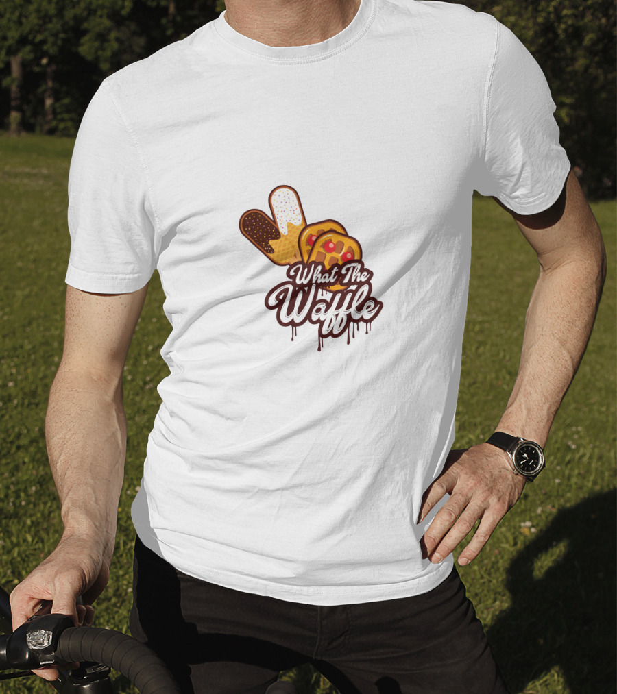 What The Waffle Dripping Syrup Popsicle T-Shirt