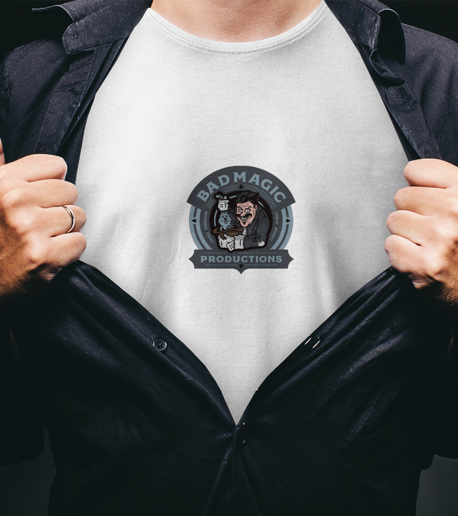 Bad Magic Productions Rabbit Trick Comedy T-Shirt