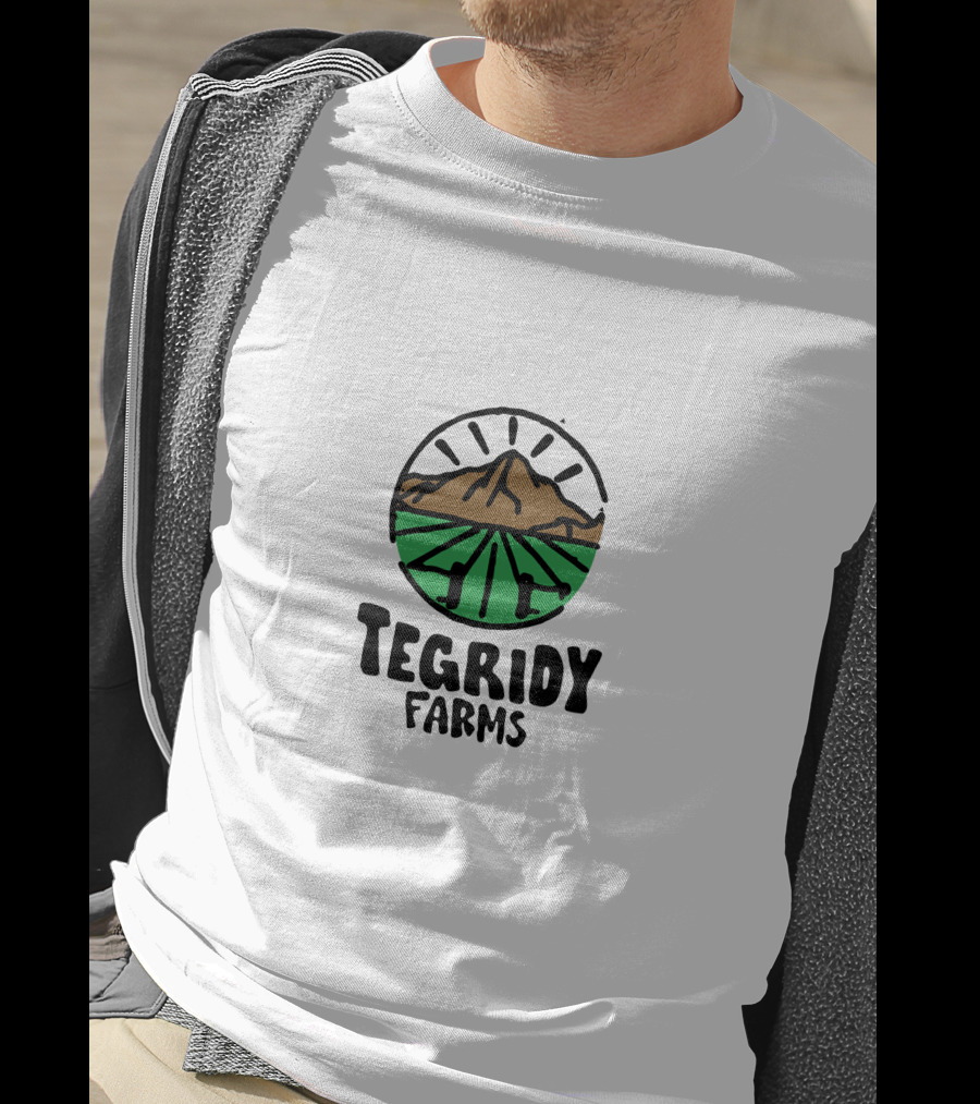 Tegridy Farms Mountain Fields Circular T-Shirt