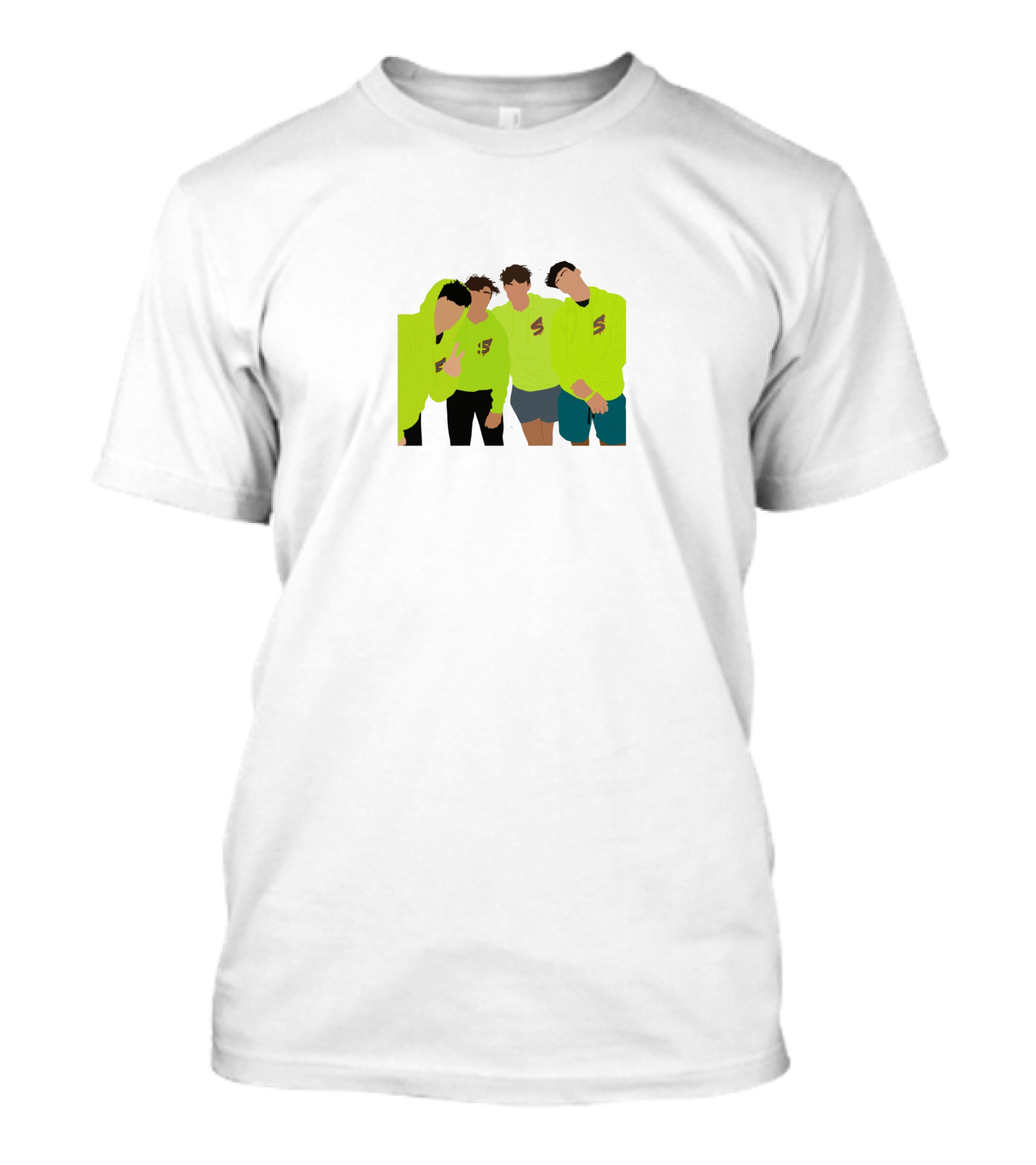 Bryce Hall Squad Neon Green T-Shirt