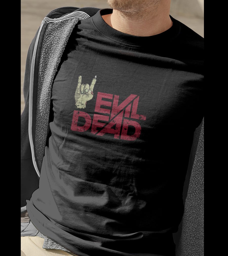 Evil Dead Metal Hand Gesture T-Shirt