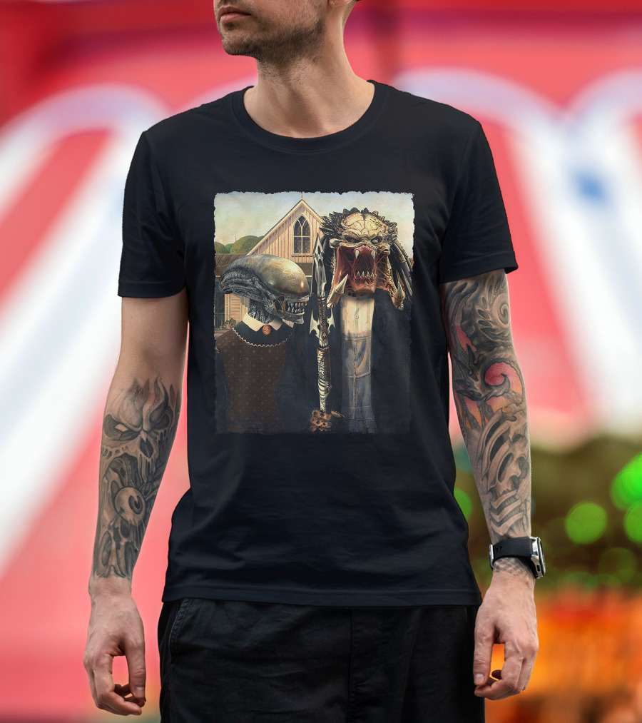Aliens Predator Gothic T-Shirt