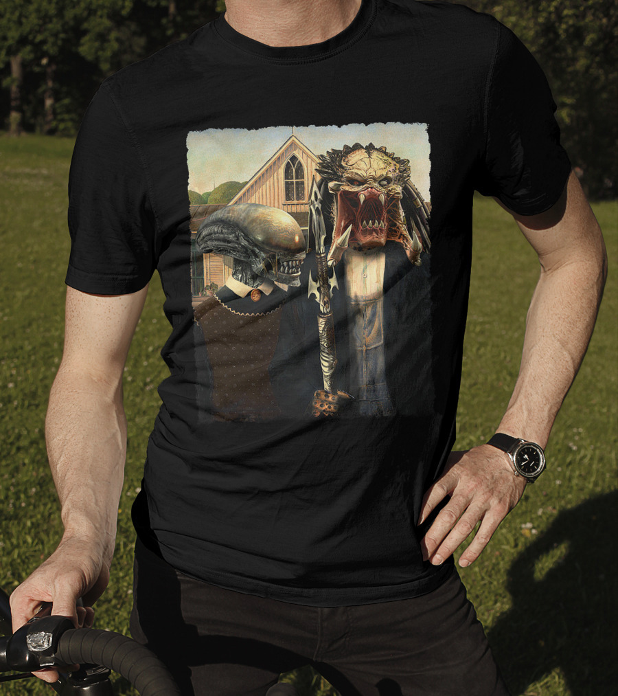 Aliens Predator Gothic T-Shirt
