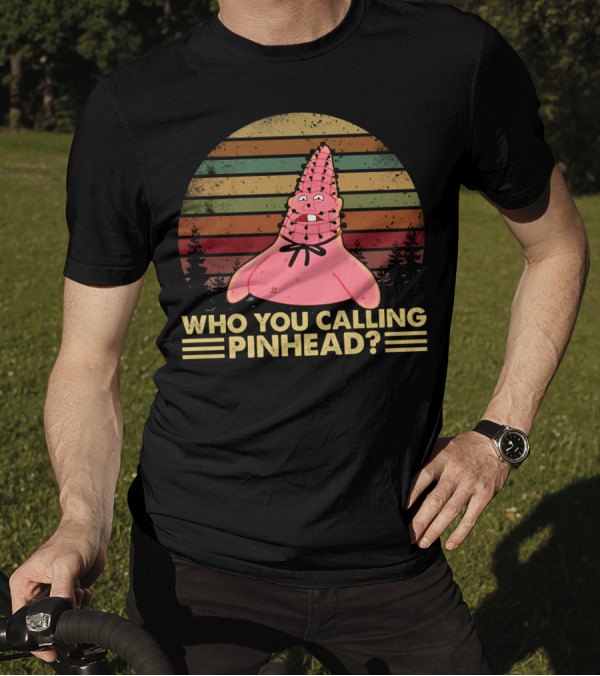 Who You Calling Pinhead Vintage Retro Sunset T-Shirt