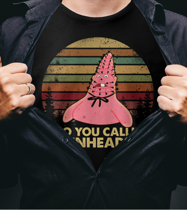 Who You Calling Pinhead Vintage Retro Sunset T-Shirt