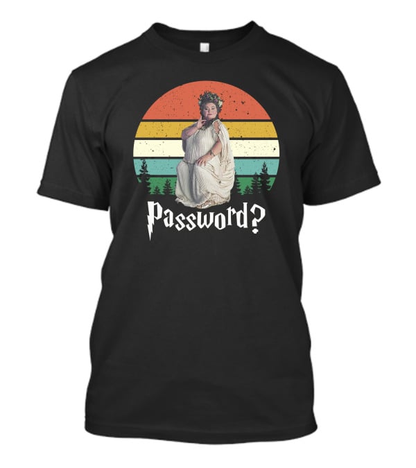 Password? Forest Sunset Greek Goddess T-Shirt