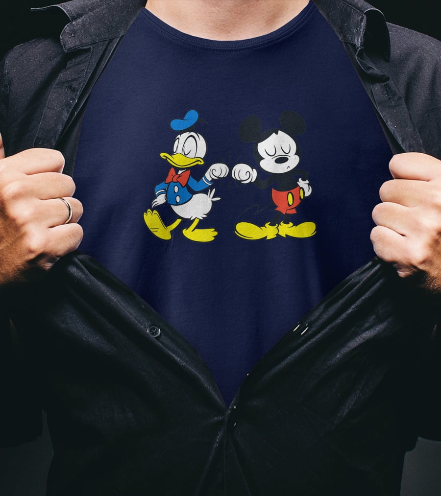 Disney Mickey Mouse Donald Duck Best Friends Forever Classic Icons T-Shirt