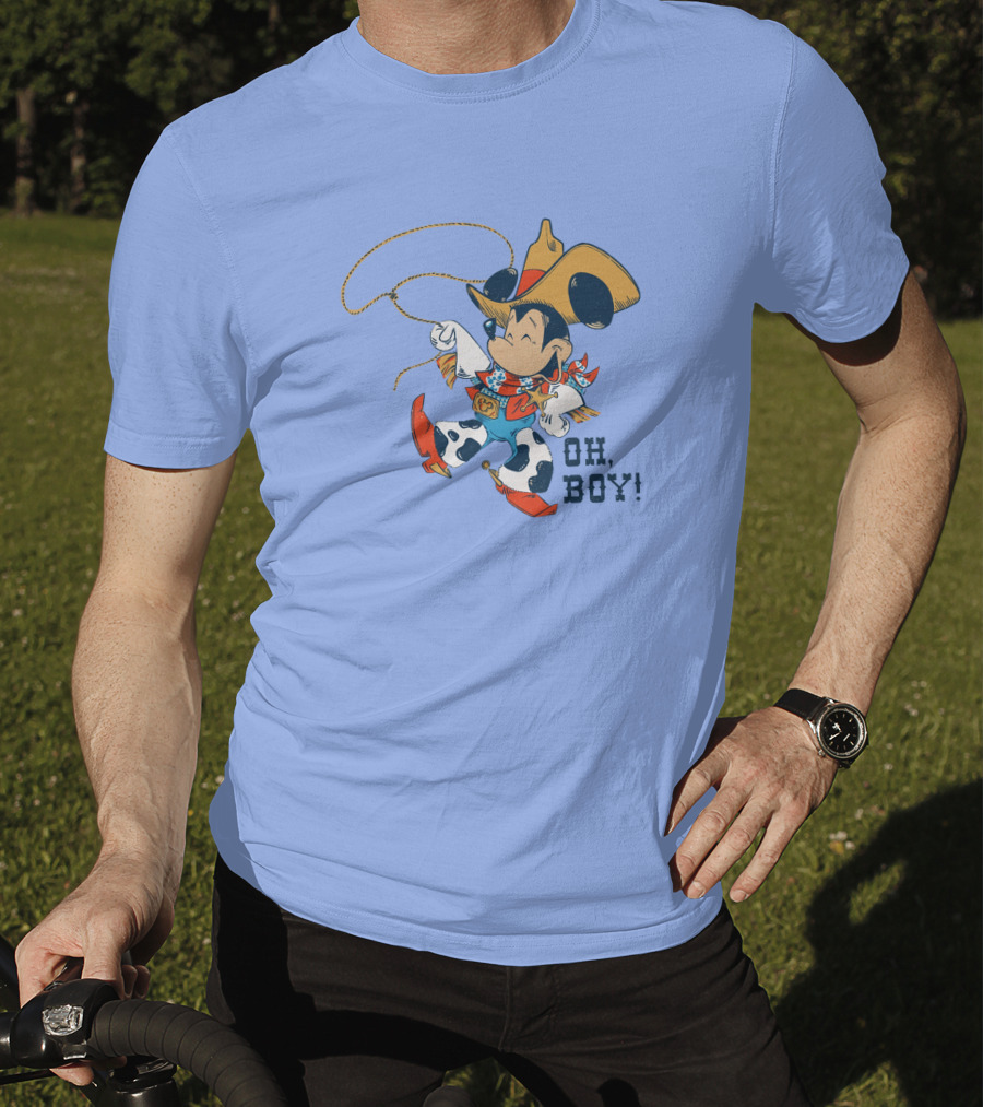 Mickey Mouse Cowboy Oh Boy T-Shirt